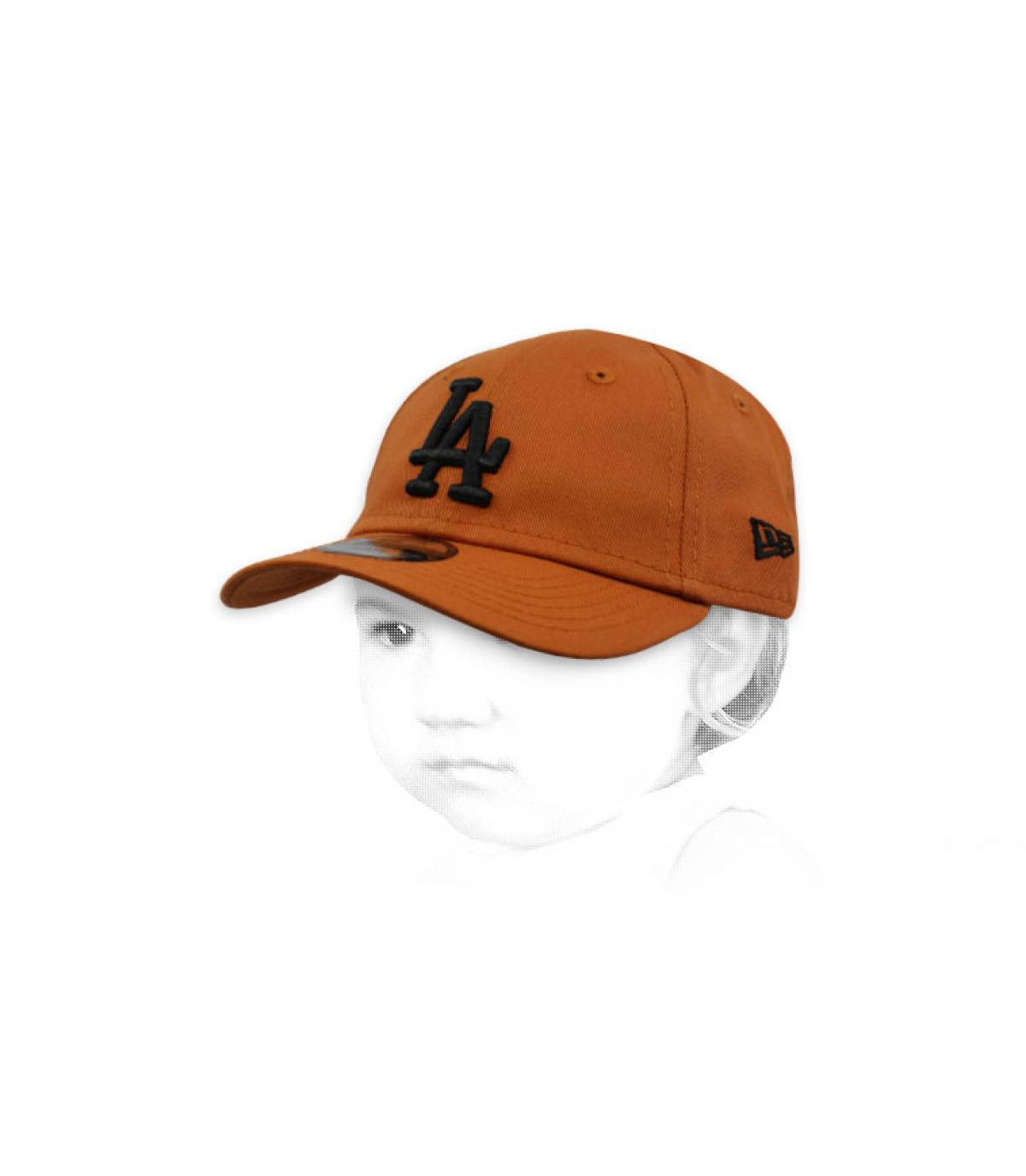 brown baby LA cap Infant League Ess LA rust black